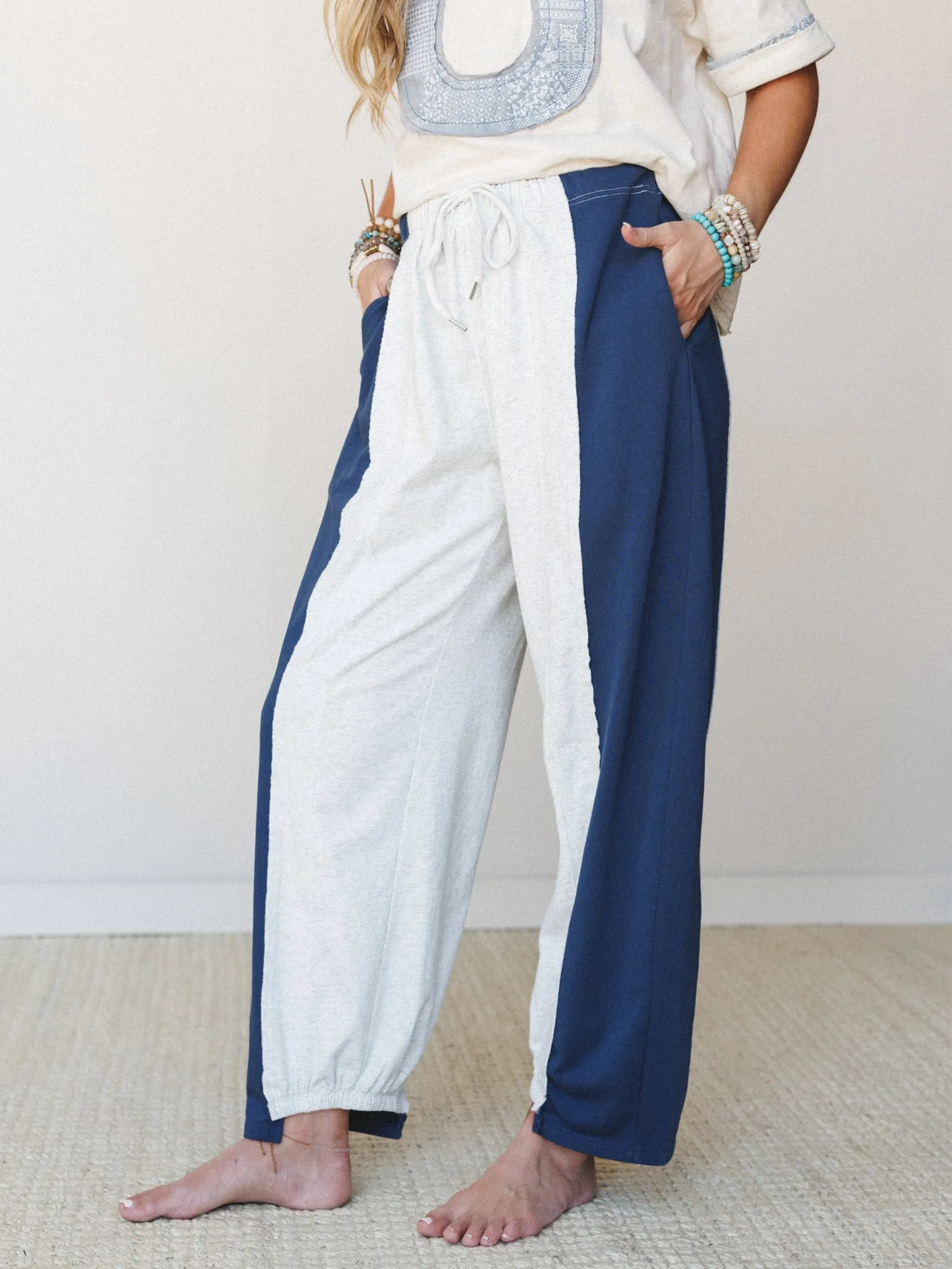 Team Soul Barrel Pants - Grey Navy sold by Three Bird Nest product image thumbnail 2
