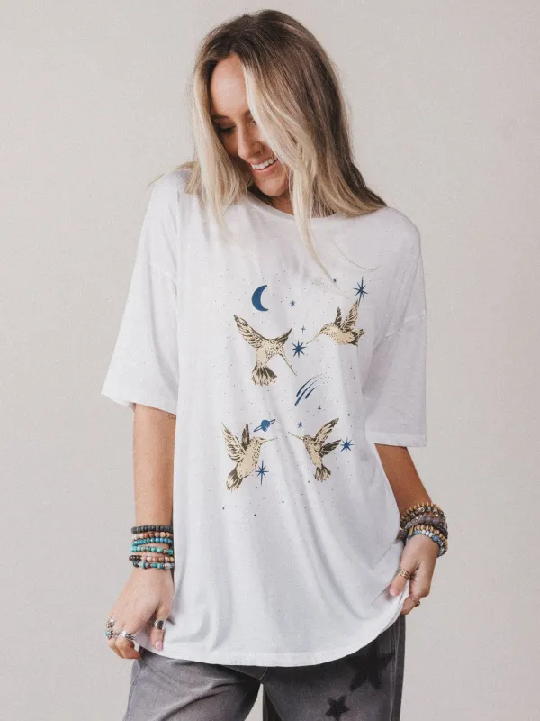 Soft Wings Tee - Ivory - Pre Order made by Promesa
