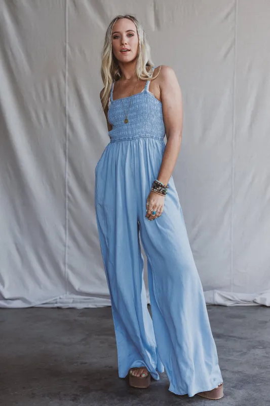 Calyssa Jumpsuit - Chambray - Pre Order made by Promesa