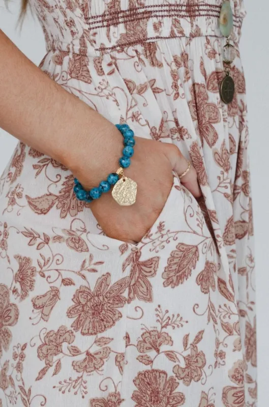 Camdon Bracelet - Blue - Pre Order made by Three Bird Nest