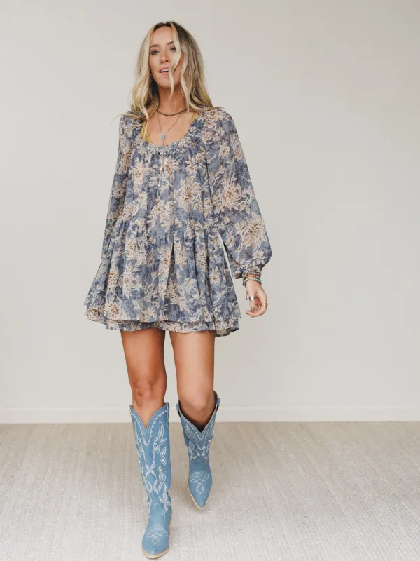 Sunday Forever Floral Romper - Navy - Pre Order made by Promesa