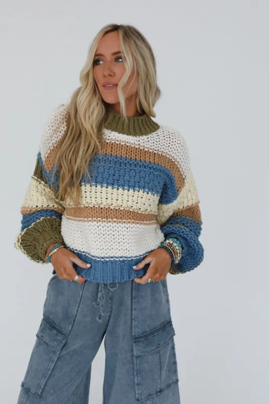 Laurel Canyon Striped Sweater - Multi - Pre Order made by AnnieWear