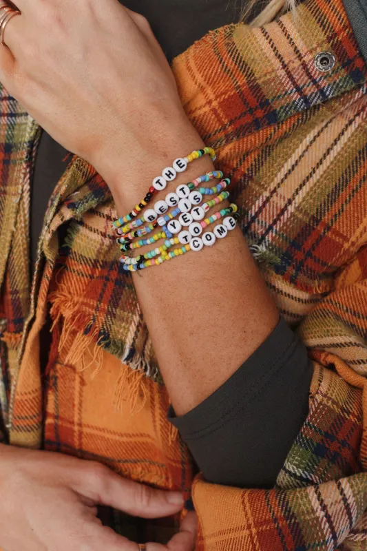 The Best Is Yet To Come Bracelet Set - Multi - Pre Order made by Three Bird Nest