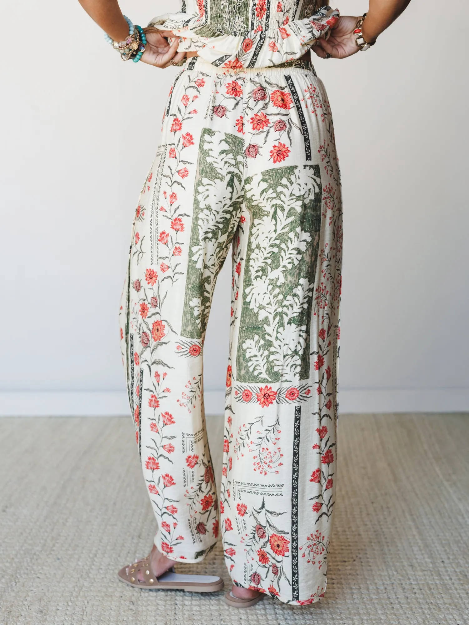 Whisked Away Pants - Ecru sold by Three Bird Nest product image thumbnail 4