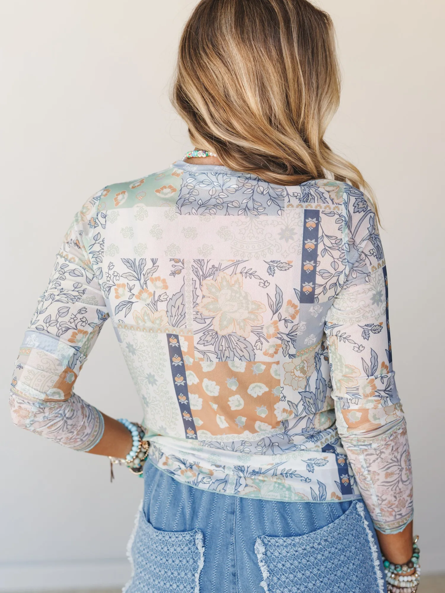 The Nest Perfect Match Layering Top - Dusty Blue sold by Three Bird Nest product image thumbnail 5
