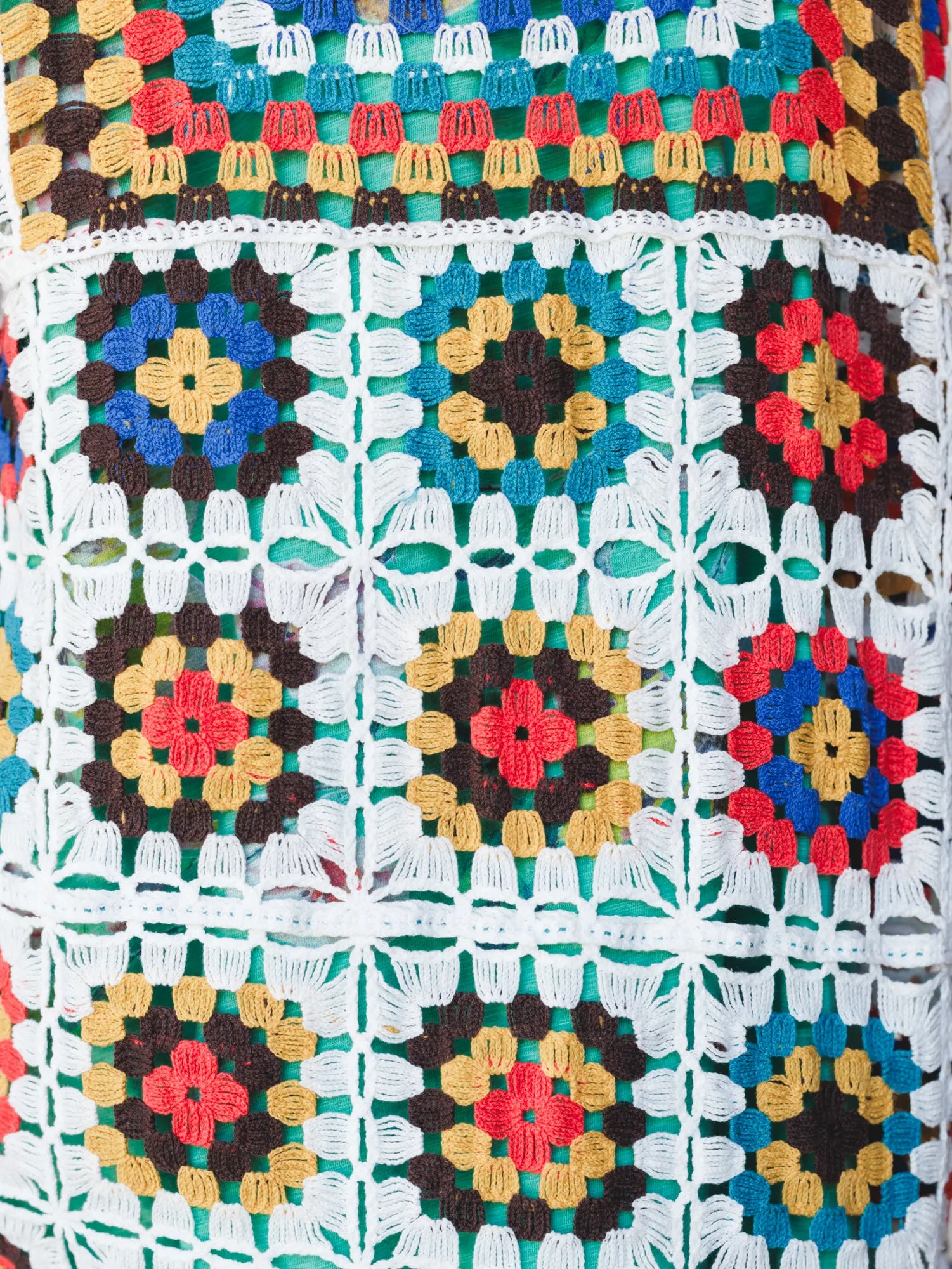 The Nest Soulful Wanderer Crochet Duster - Vivid Multi sold by Three Bird Nest product image thumbnail 4