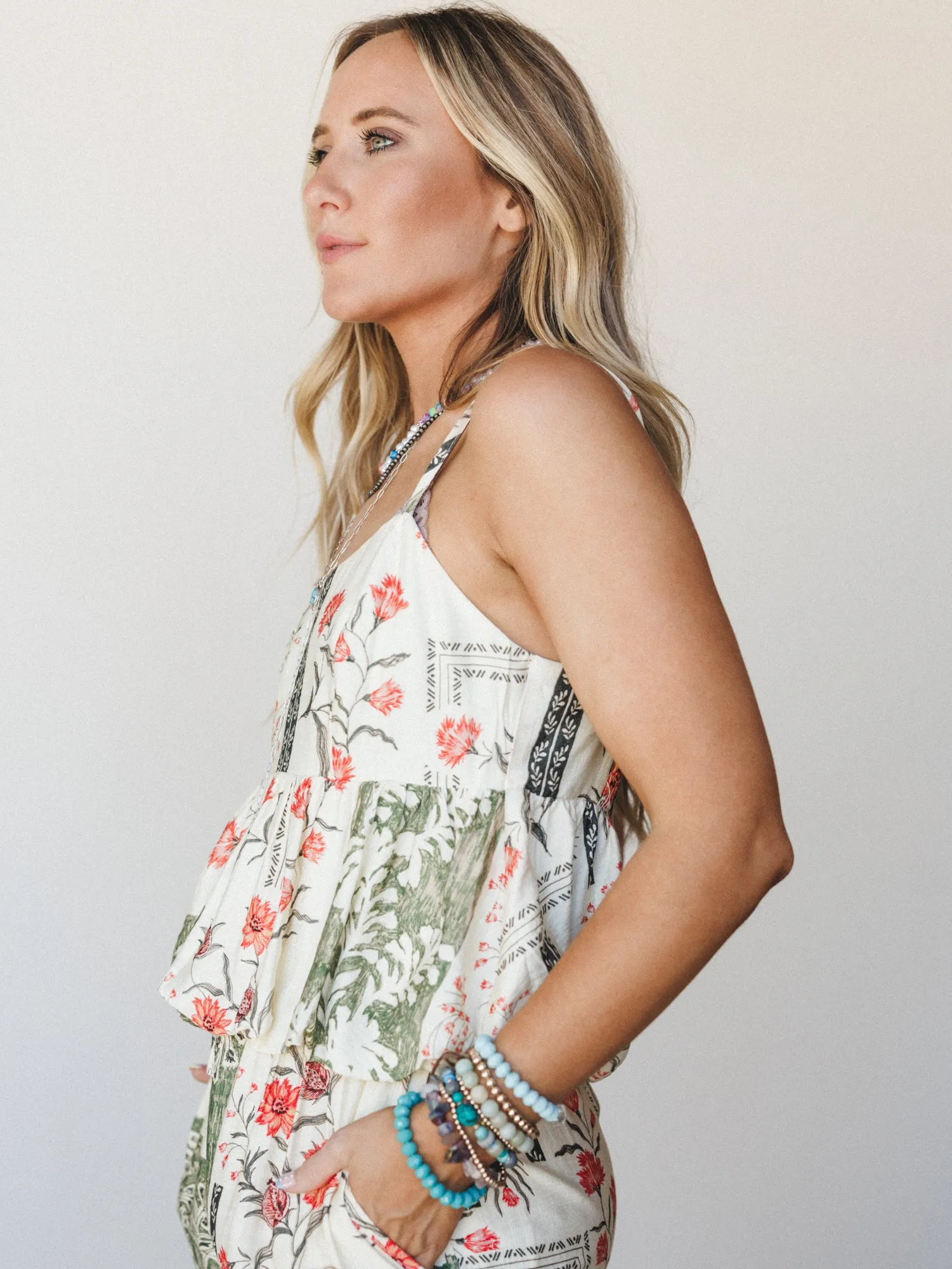 Whisked Away Top - Ecru sold by Three Bird Nest product image thumbnail 4