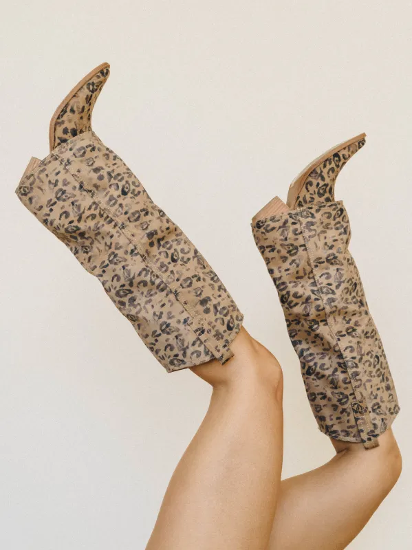 Pamela Boot - Leopard - Pre Order made by Three Bird Nest