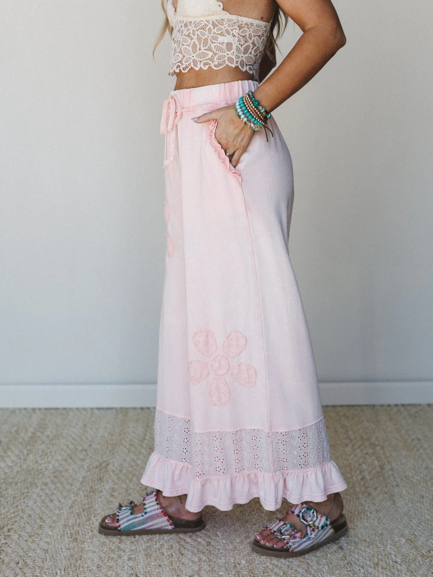 New Hour Pants - Ice Pink sold by Three Bird Nest product image thumbnail 2