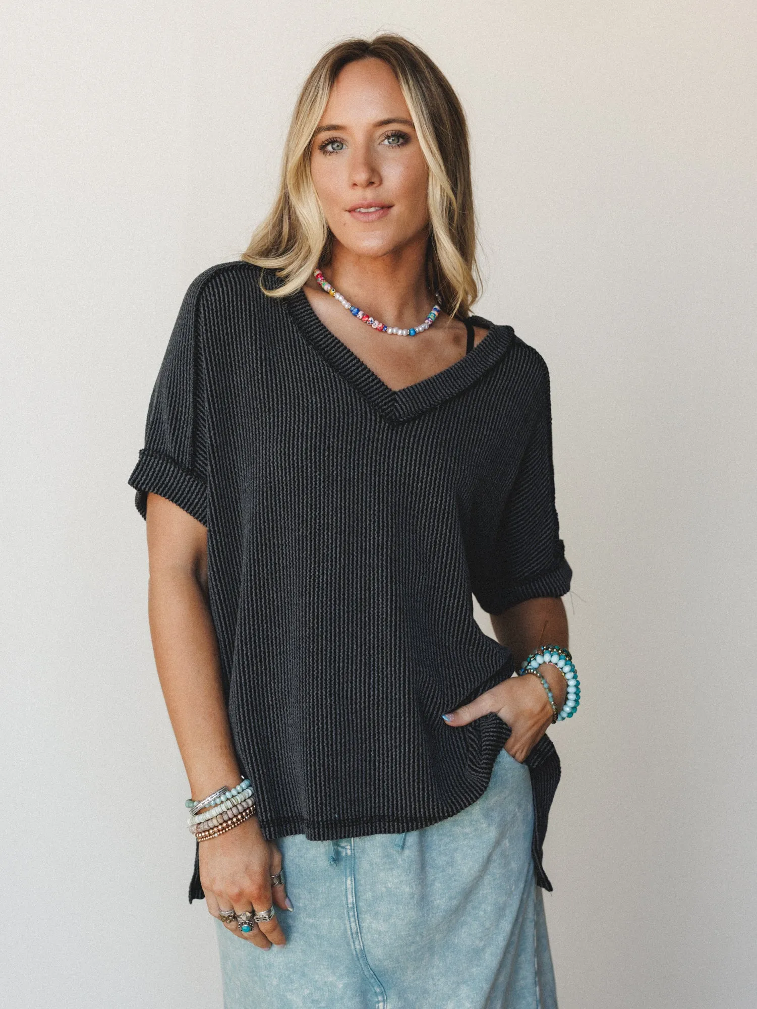 Lounge Town Tee - Charcoal sold by Three Bird Nest product image thumbnail 3