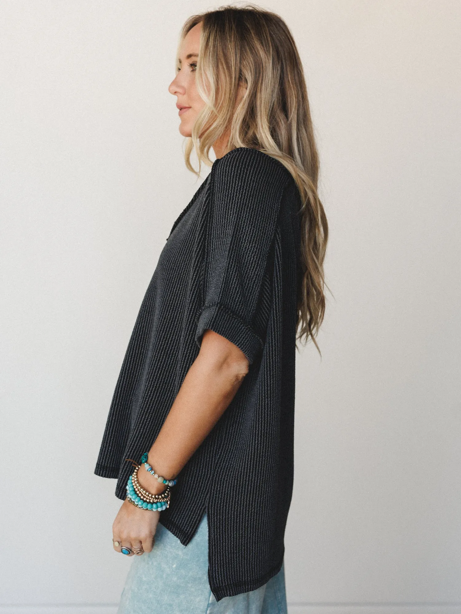 Lounge Town Tee - Charcoal sold by Three Bird Nest product image thumbnail 2