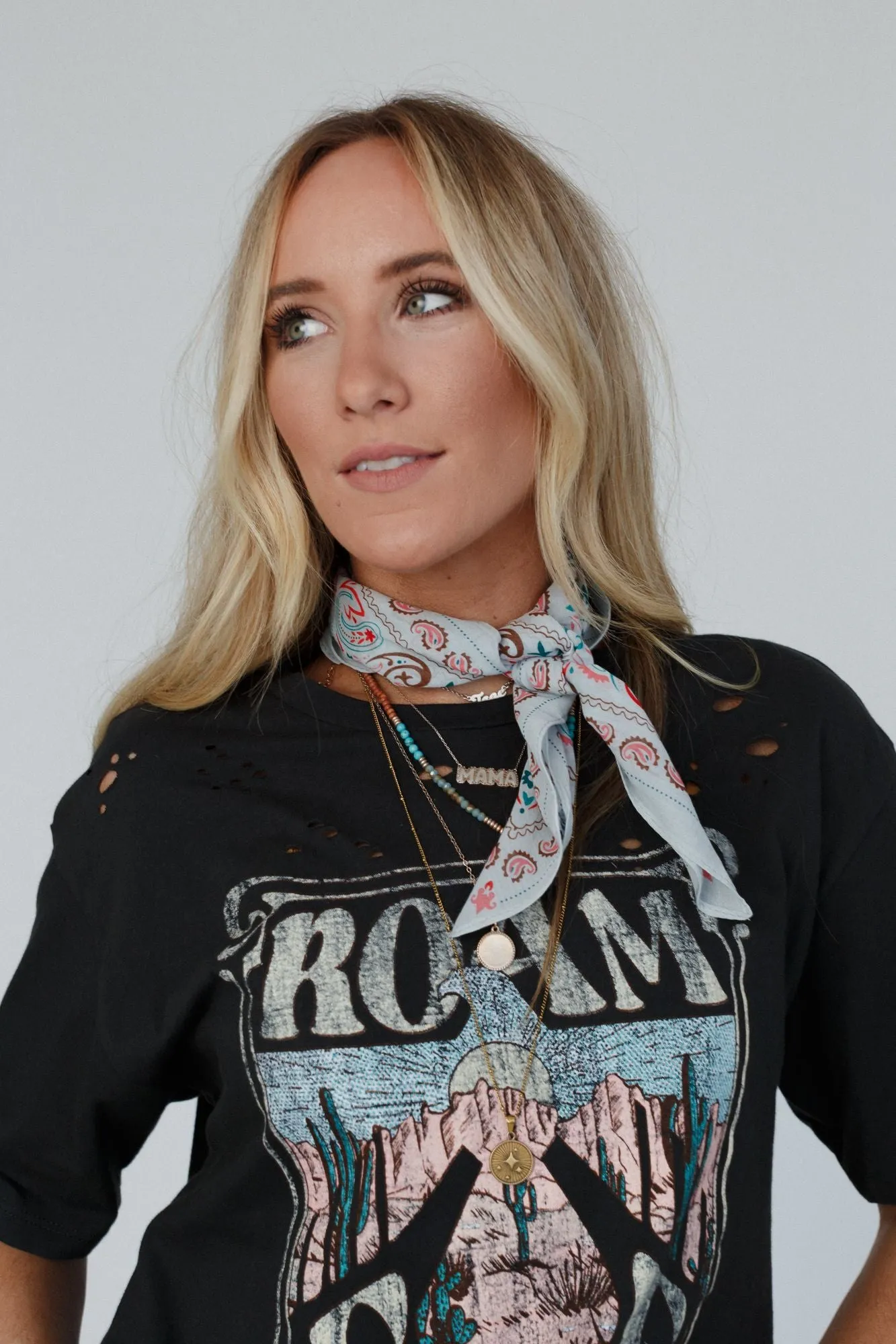 Love Full Paisley Bandana - Teal - Pre Order sold by Three Bird Nest product image thumbnail 2