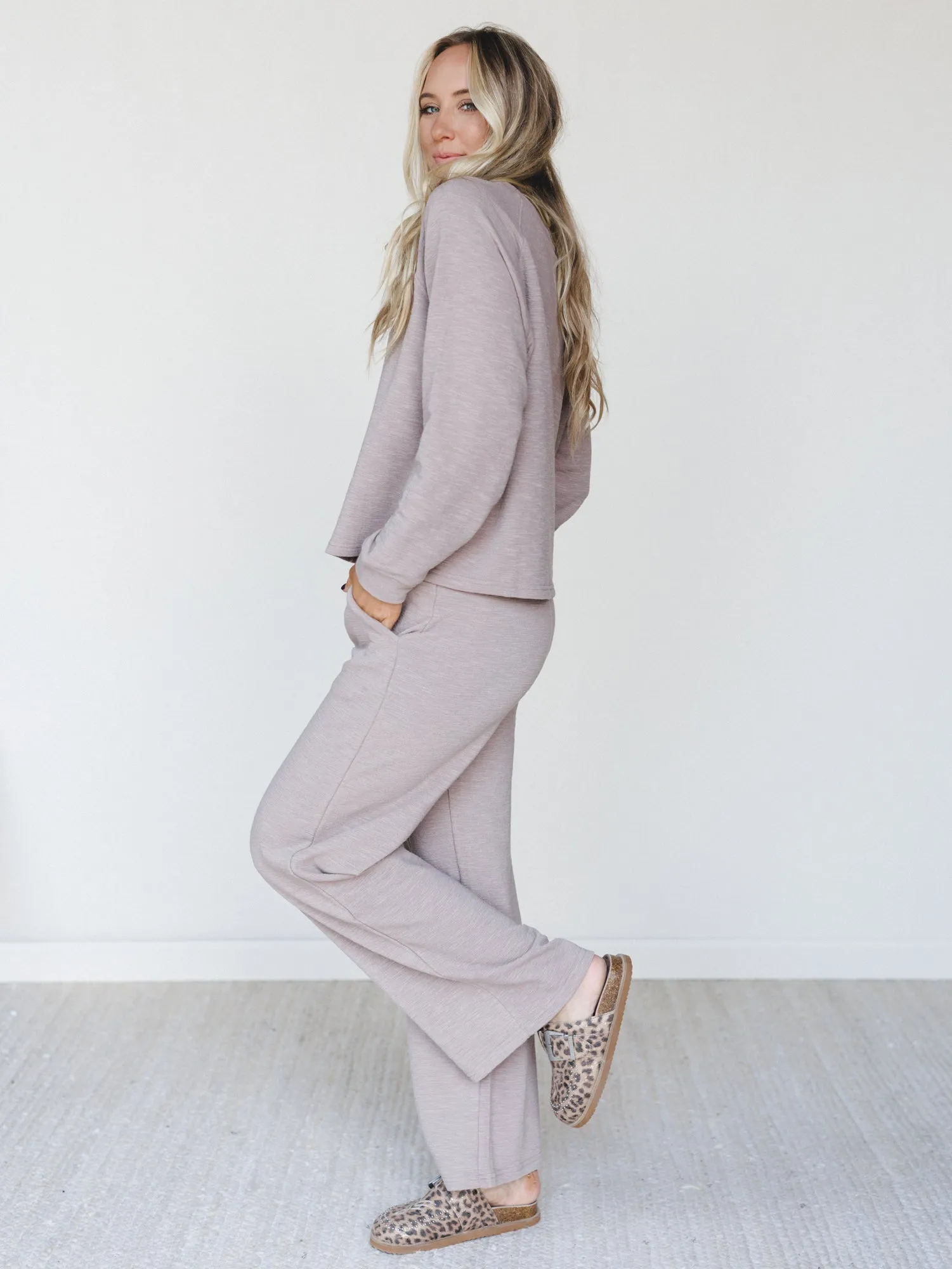 Here To Lounge Matching Set - Ash Mocha sold by Three Bird Nest