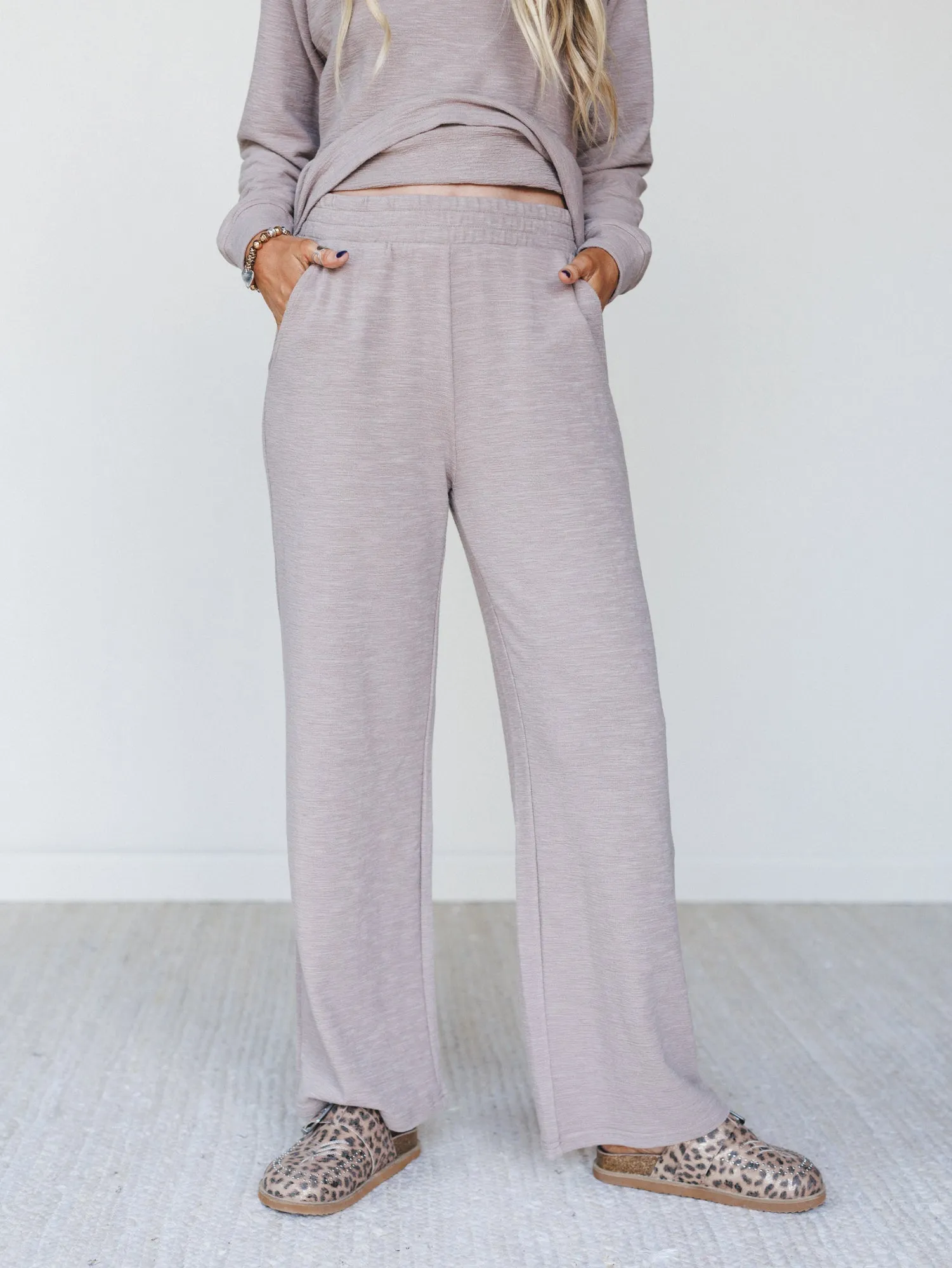 Here To Lounge Matching Set - Ash Mocha sold by Three Bird Nest product image thumbnail 4