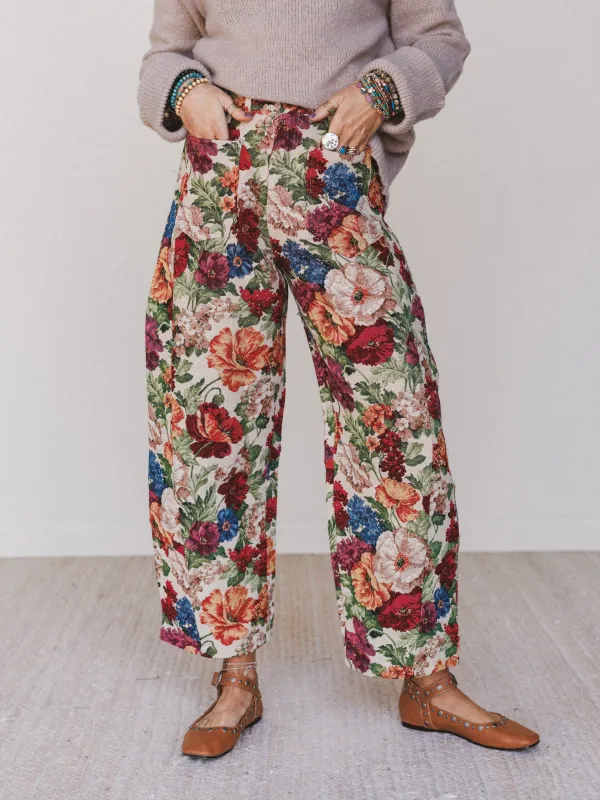 Rosy Drift Pants - Red - Pre Order made by Davi & Dani