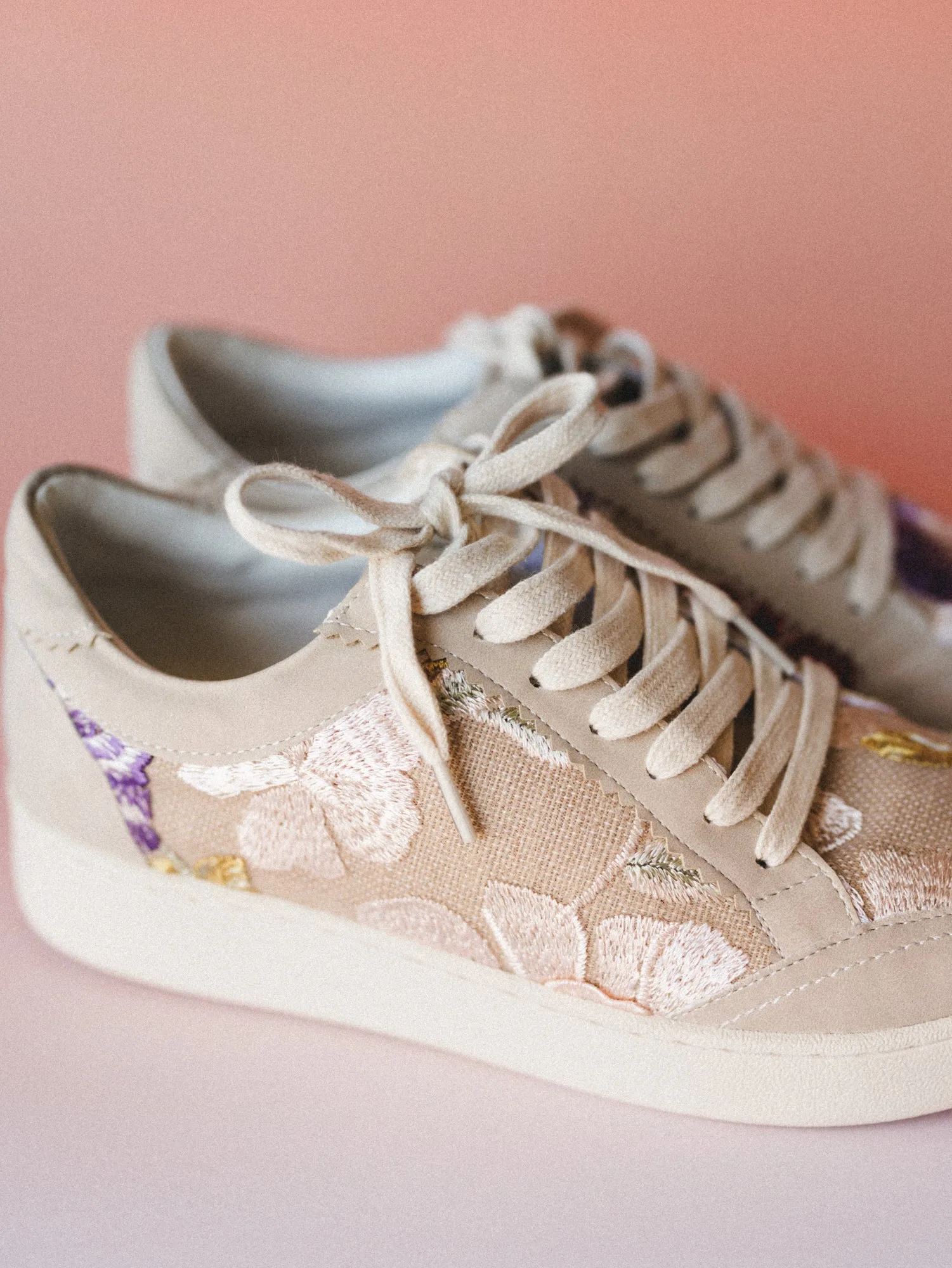Tammi Sneaker - Light Grey Floral sold by Three Bird Nest product image thumbnail 5