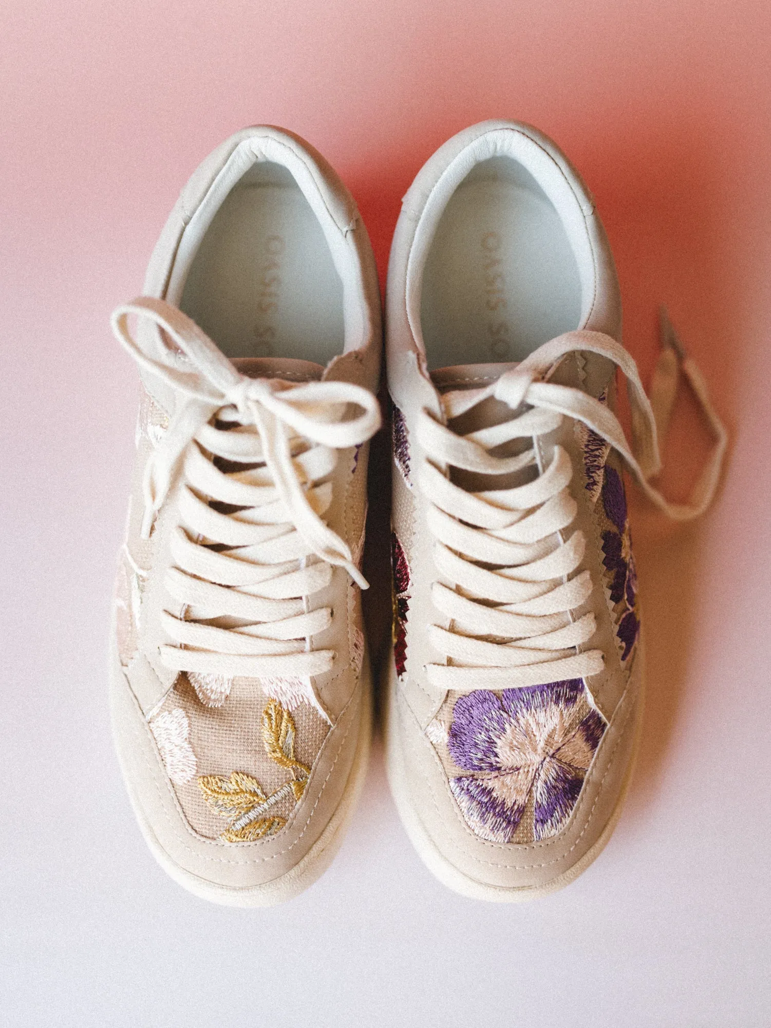 Tammi Sneaker - Light Grey Floral sold by Three Bird Nest product image thumbnail 3