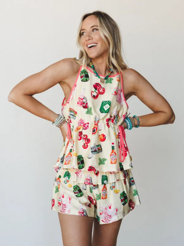 Farm to Table Short Set - Butter Yellow made by Listicle