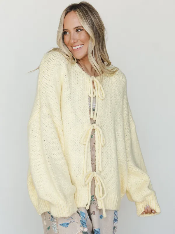 Ray Of Sunshine Sweater - Yellow - Pre Order made by By Together