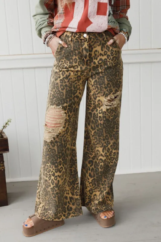 Untamed Spirit Distressed Jeans - Multi - Pre Order made by Blue B