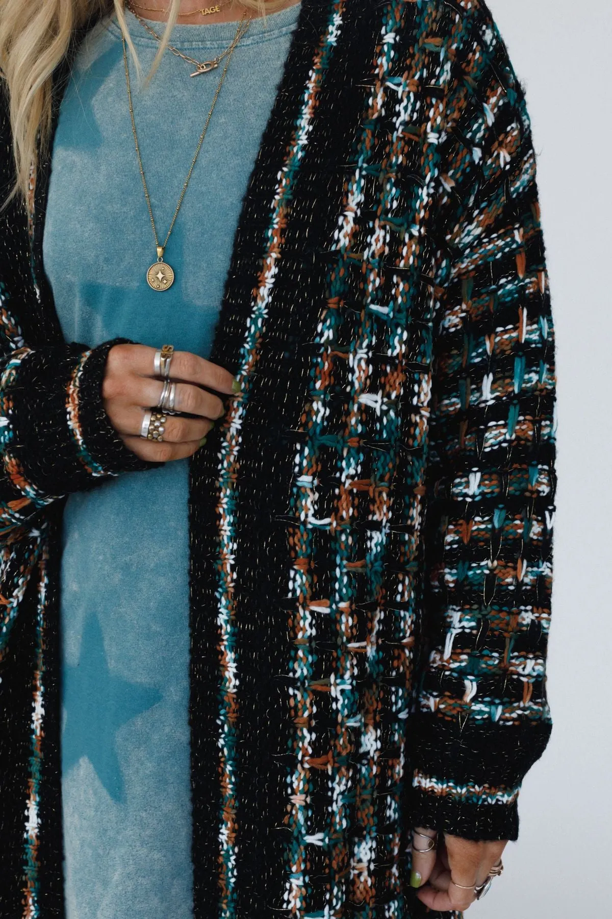 Evening Glow Cardigan - Black - Pre Order sold by Three Bird Nest product image thumbnail 2