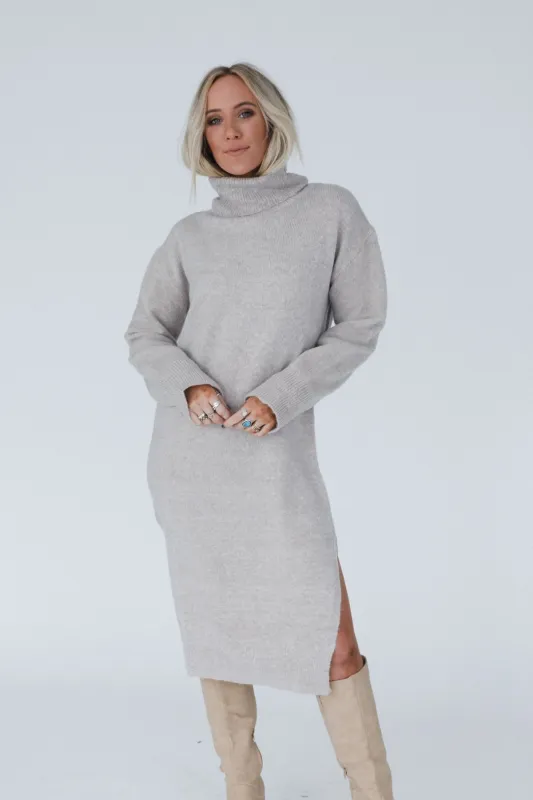 Rustic Grace Sweater Dress - Oatmeal - Pre Order made by Bluivy