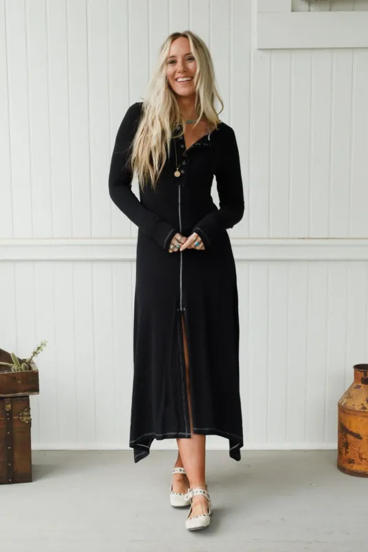 Harlowe Dress - Black - Pre Order made by Bluivy