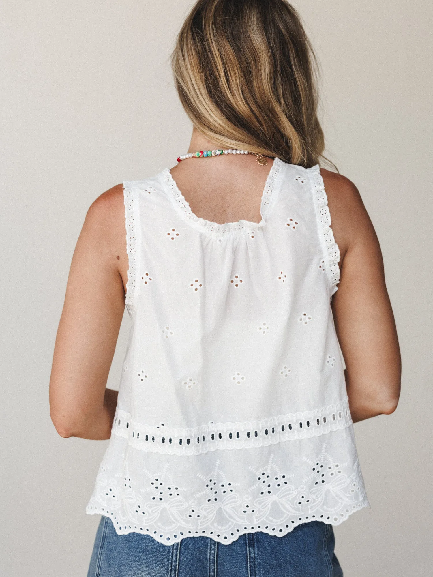 Meadow Keeper Blouse - White sold by Three Bird Nest product image thumbnail 4