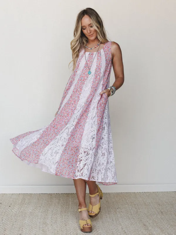 Bloom Wave Dress - Lilac made by Davi & Dani