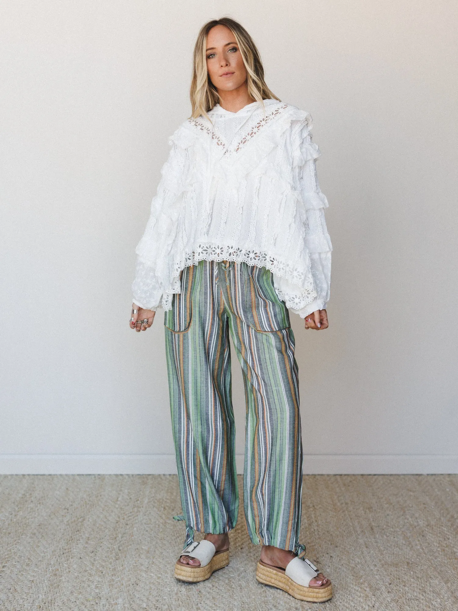 Island Muse Pants - Green sold by Three Bird Nest product image thumbnail 5