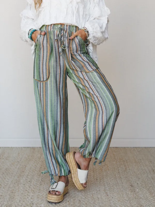Island Muse Pants - Green made by easel