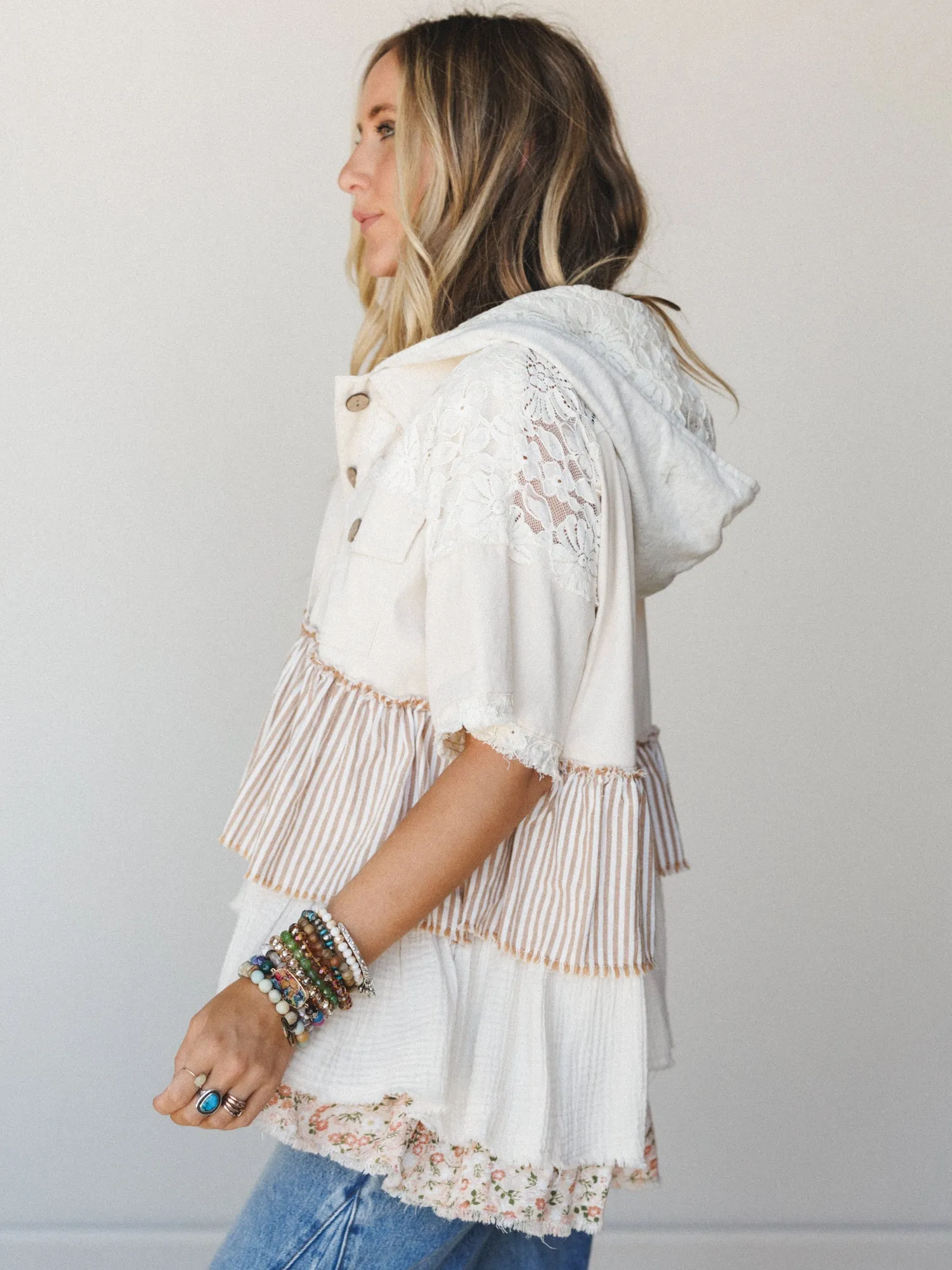 Dandelion Doll Top - Natural Multi sold by Three Bird Nest product image thumbnail 4