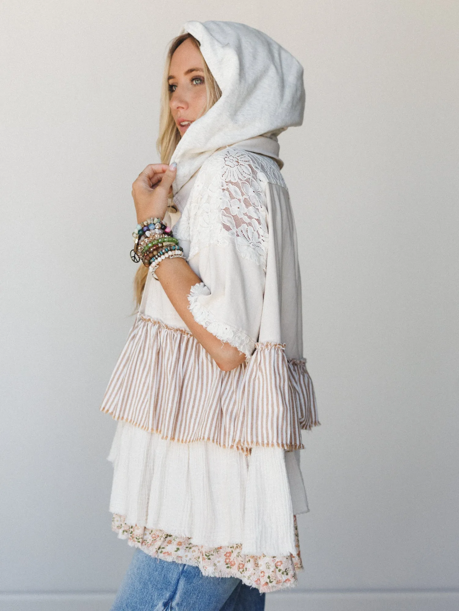 Dandelion Doll Top - Natural Multi sold by Three Bird Nest product image thumbnail 3
