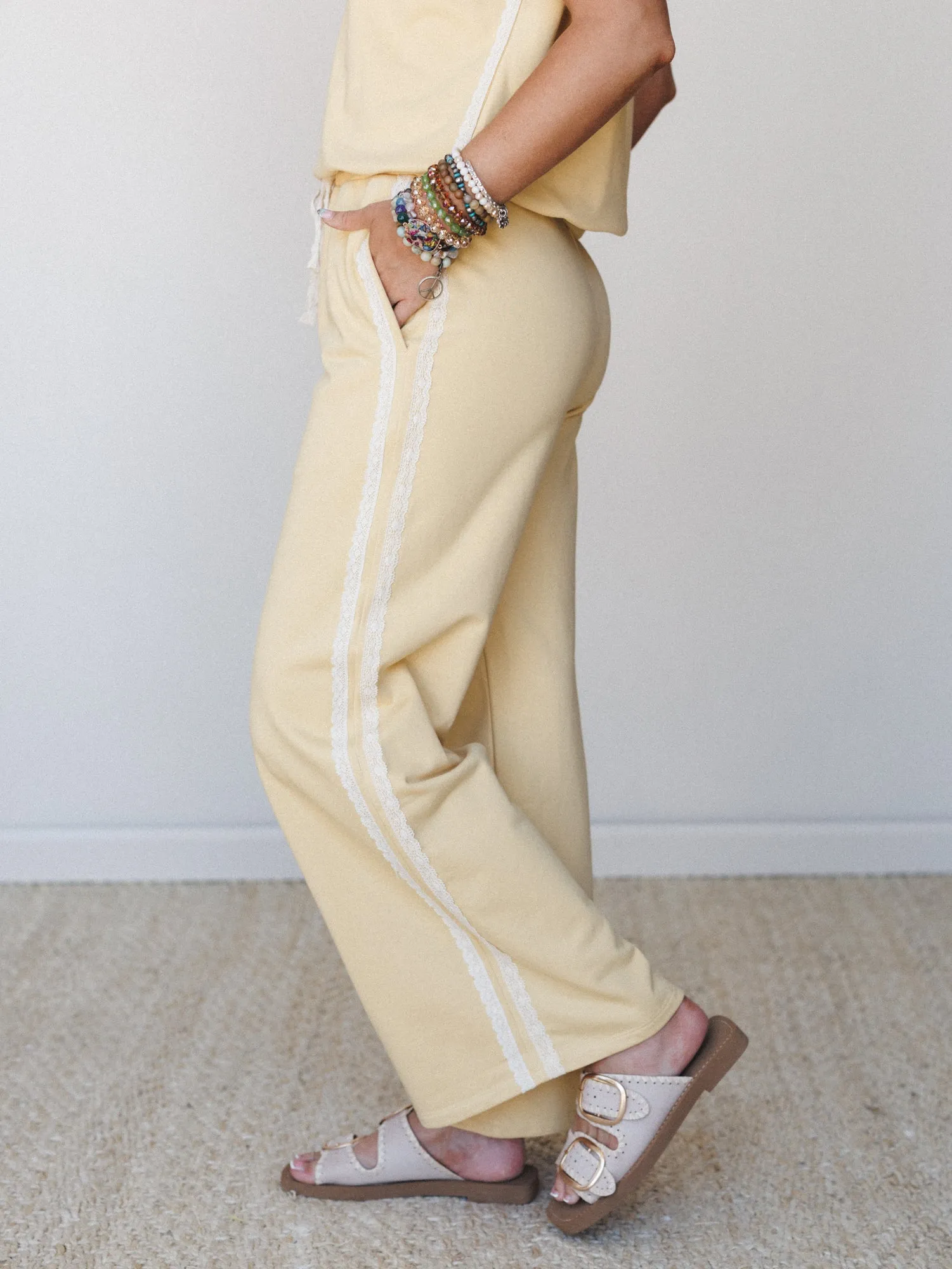Covered in Comfort Pants - Daisy Yellow sold by Three Bird Nest product image thumbnail 4
