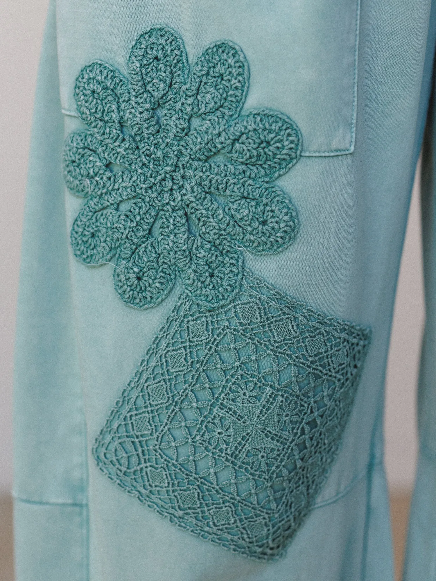 Sunset Wildflower Pants - Sage sold by Three Bird Nest product image thumbnail 3