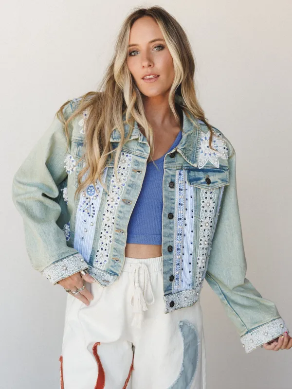 Memory Maker Jacket - Denim - Pre Order made by Three Bird Nest