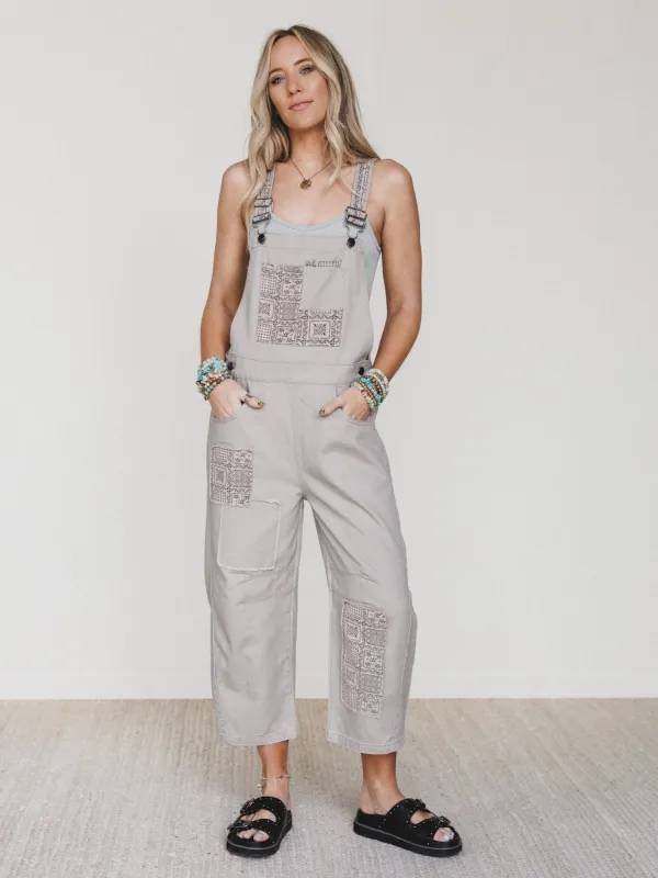 The Nest Easy Sunday Overalls - Taupe - Pre Order made by mittoshop