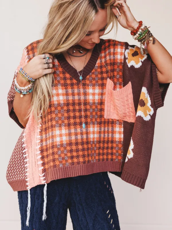 Blanket Crush Sweater - Orange - Pre Order made by Three Bird Nest