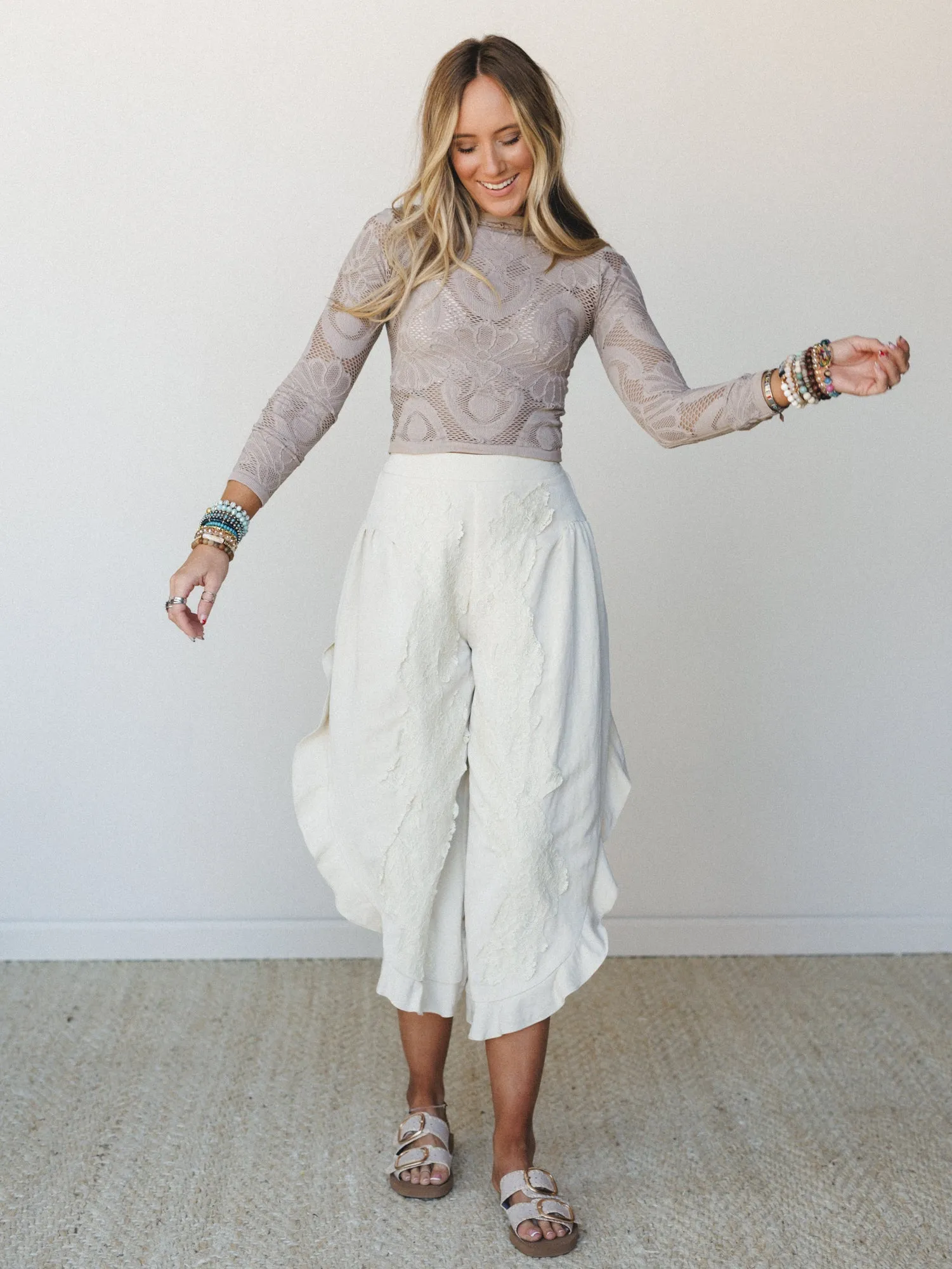 Beaches and Lace Pants - Sand sold by Three Bird Nest product image thumbnail 4