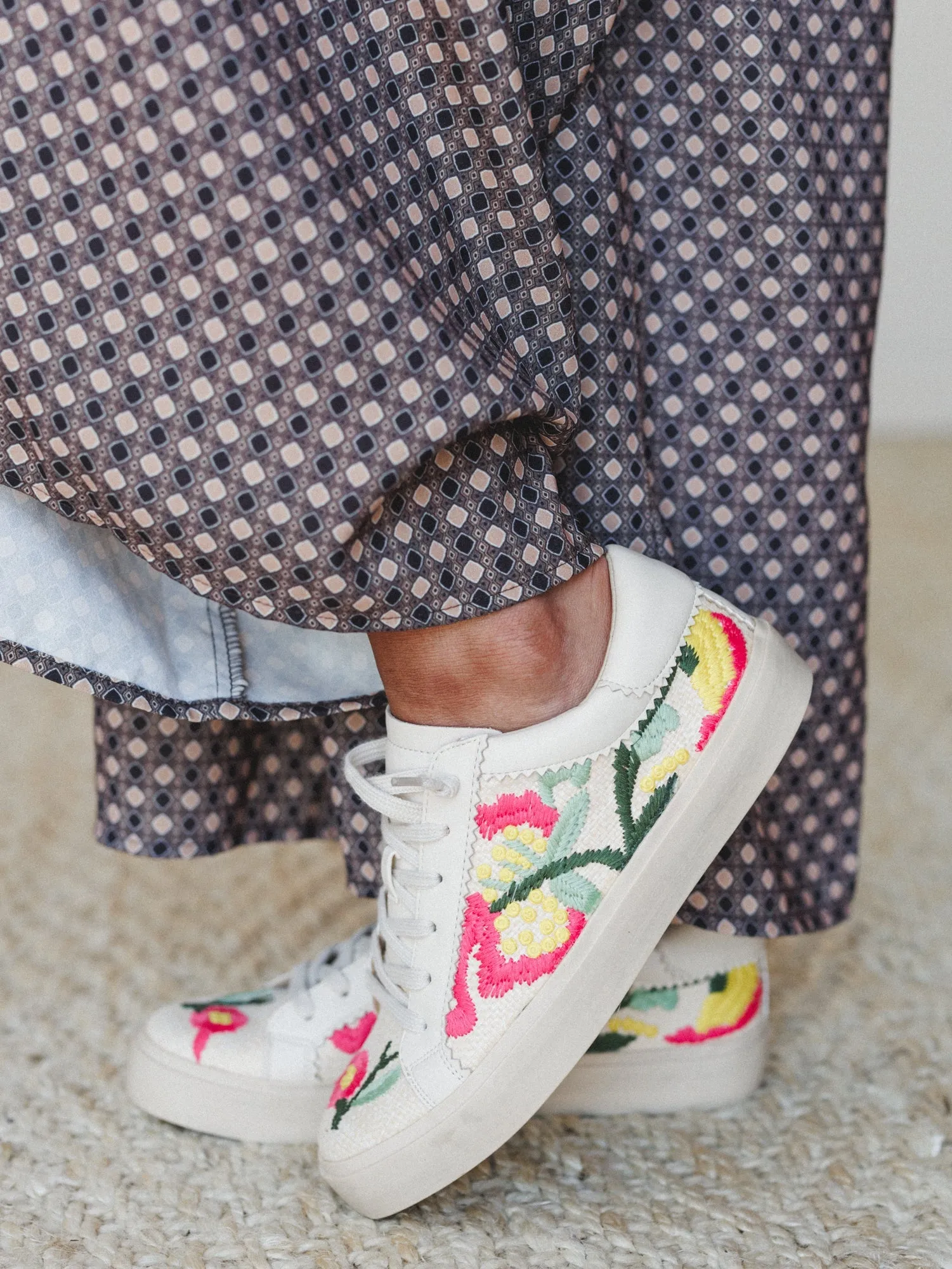 Gaby Star Sneaker - Floral sold by Three Bird Nest product image thumbnail 2