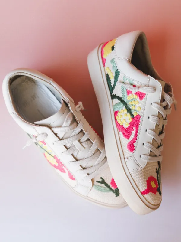 Gaby Star Sneaker - Floral made by Three Bird Nest