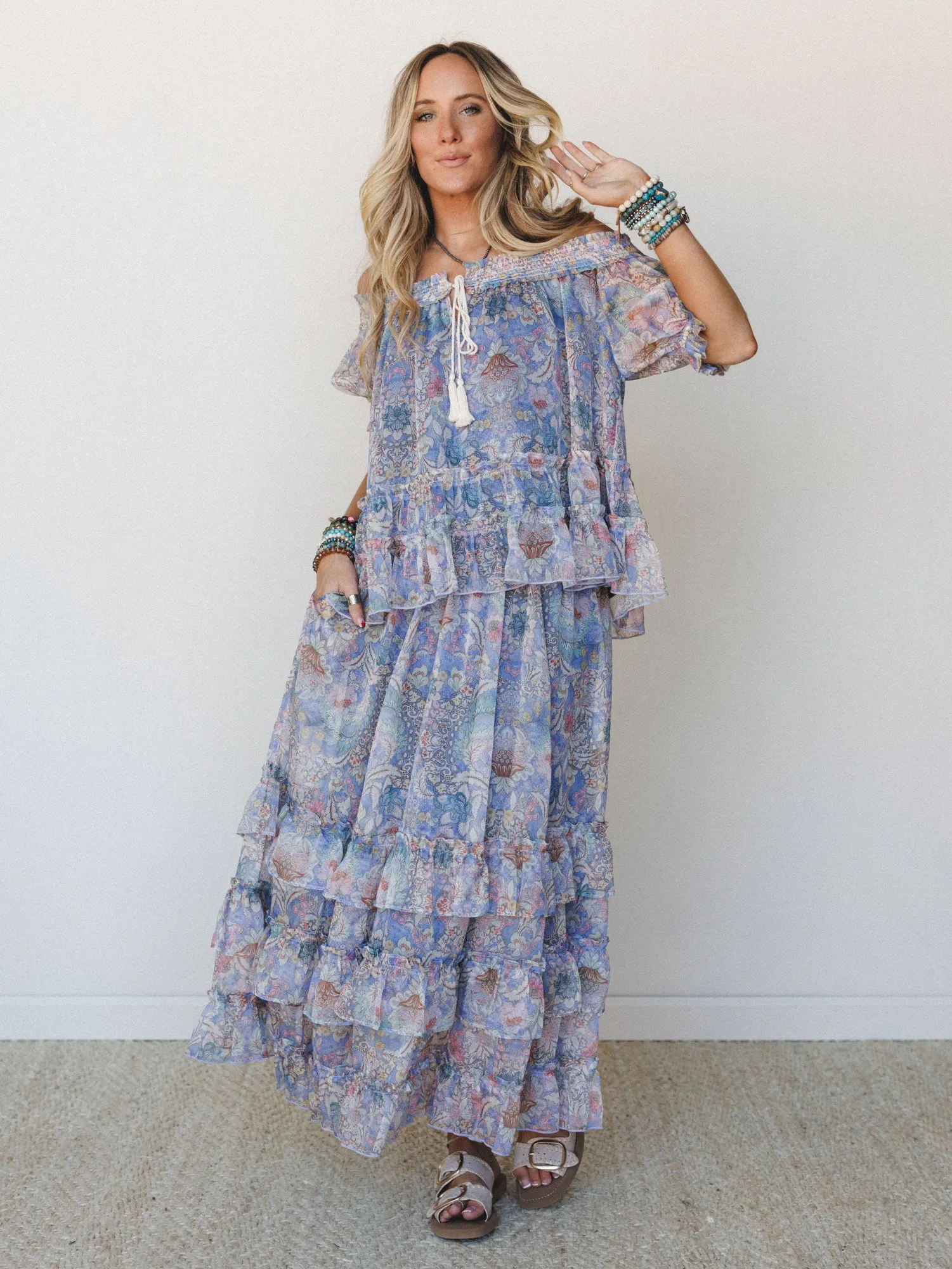 Wild Petals Skirt Set - Pink Multi sold by Three Bird Nest