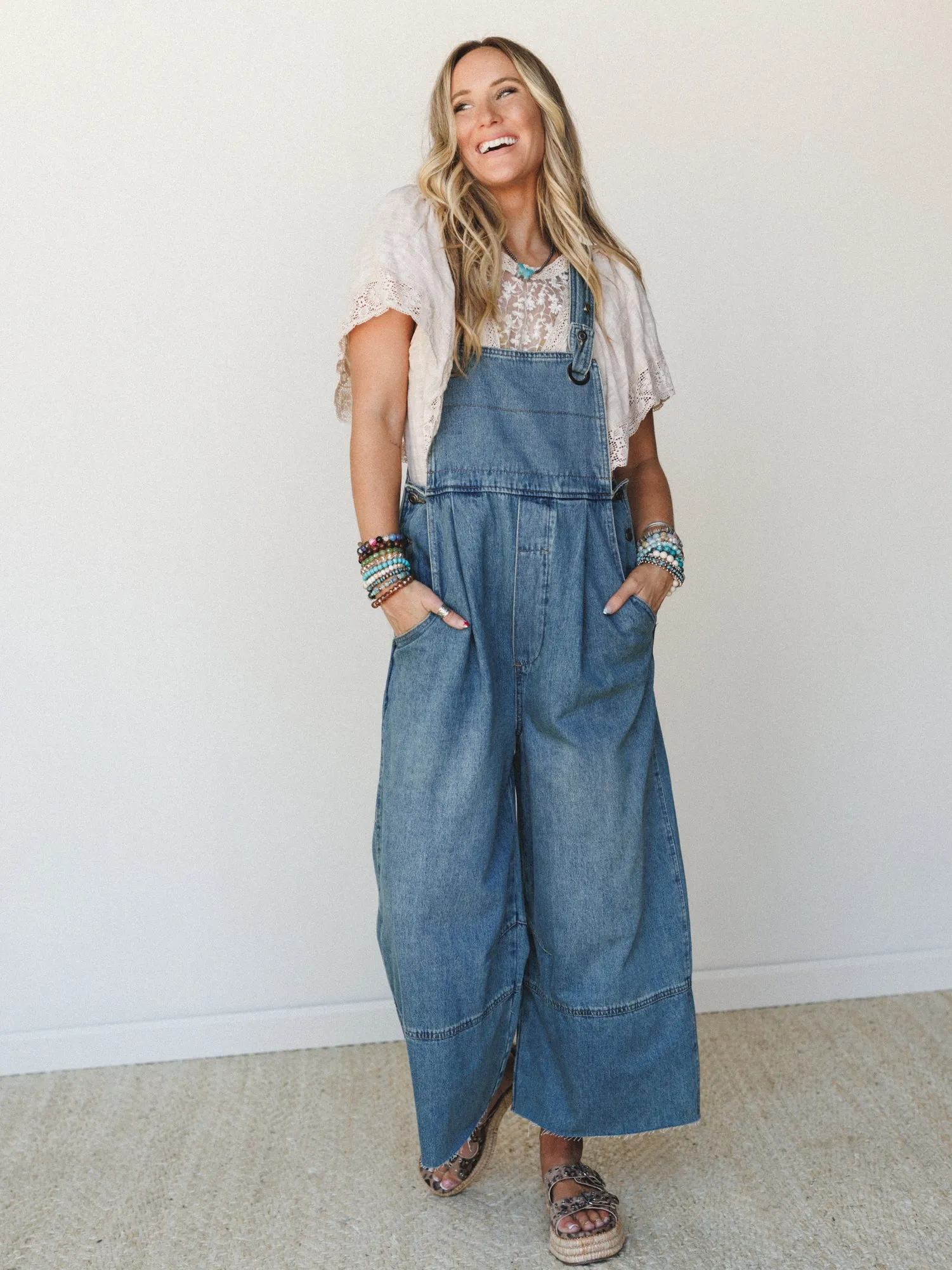 Countryside Quest Denim Overalls - Denim sold by Three Bird Nest