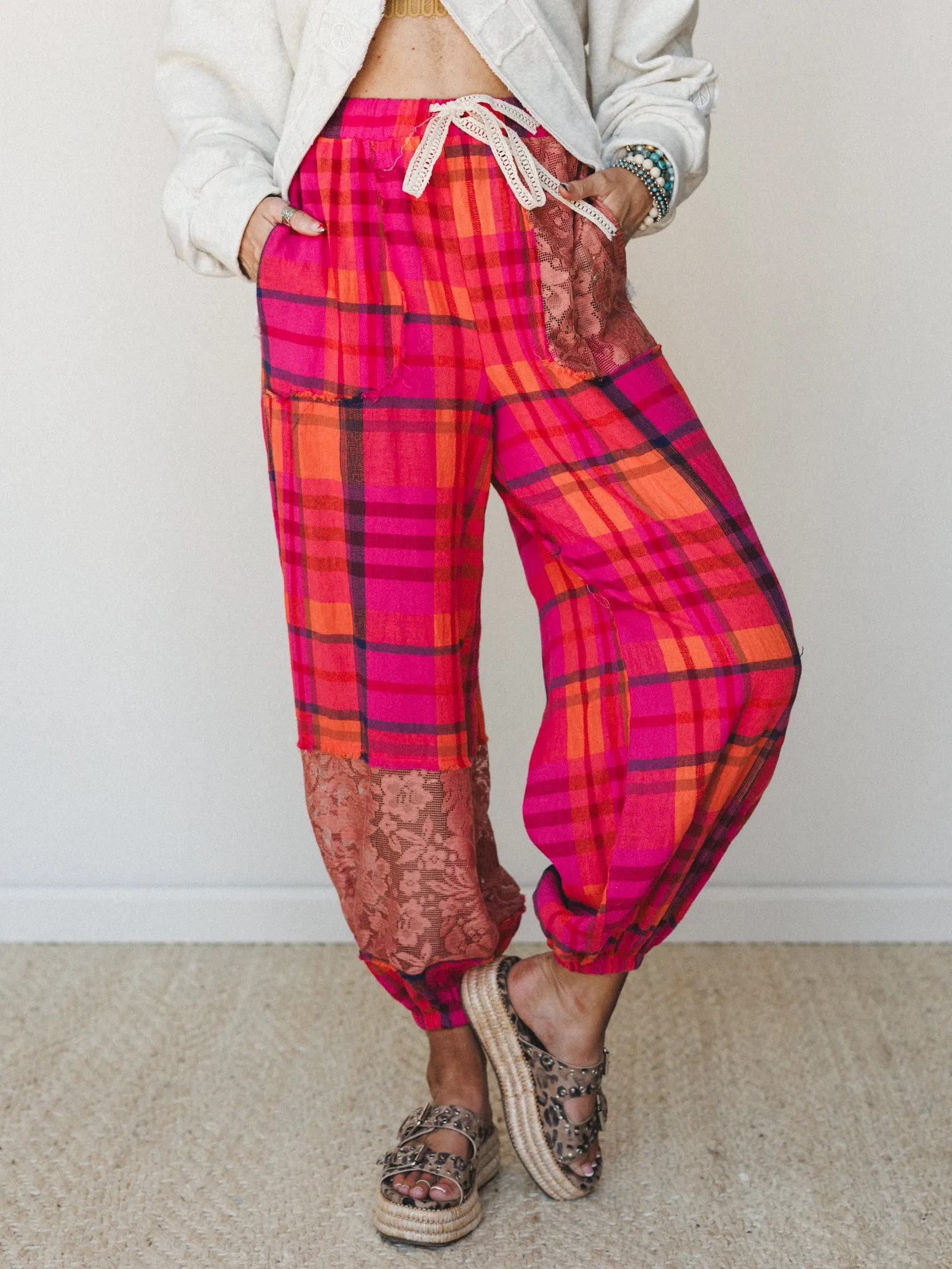 Cool Bloom Pants - Pink sold by Three Bird Nest