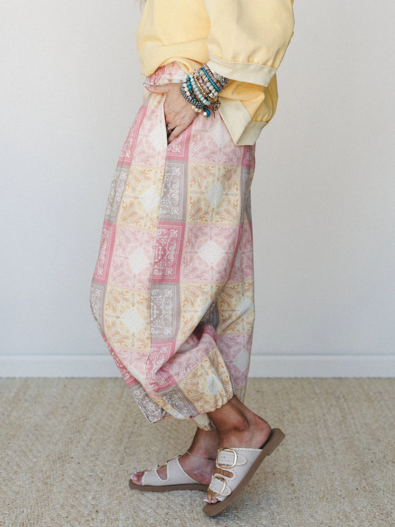Desert Hills Pants - Yellow Multi sold by Three Bird Nest product image thumbnail 3