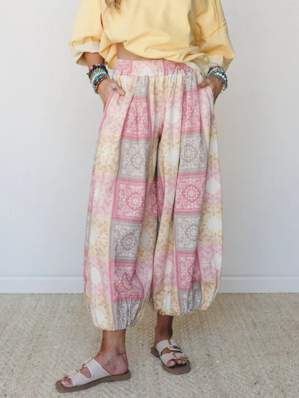 Desert Hills Pants - Yellow Multi made by Davi & Dani