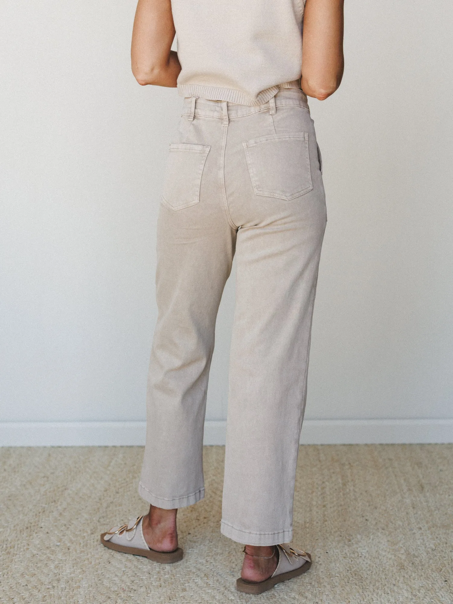 Yasmina Pants - Ash Mocha sold by Three Bird Nest product image thumbnail 3
