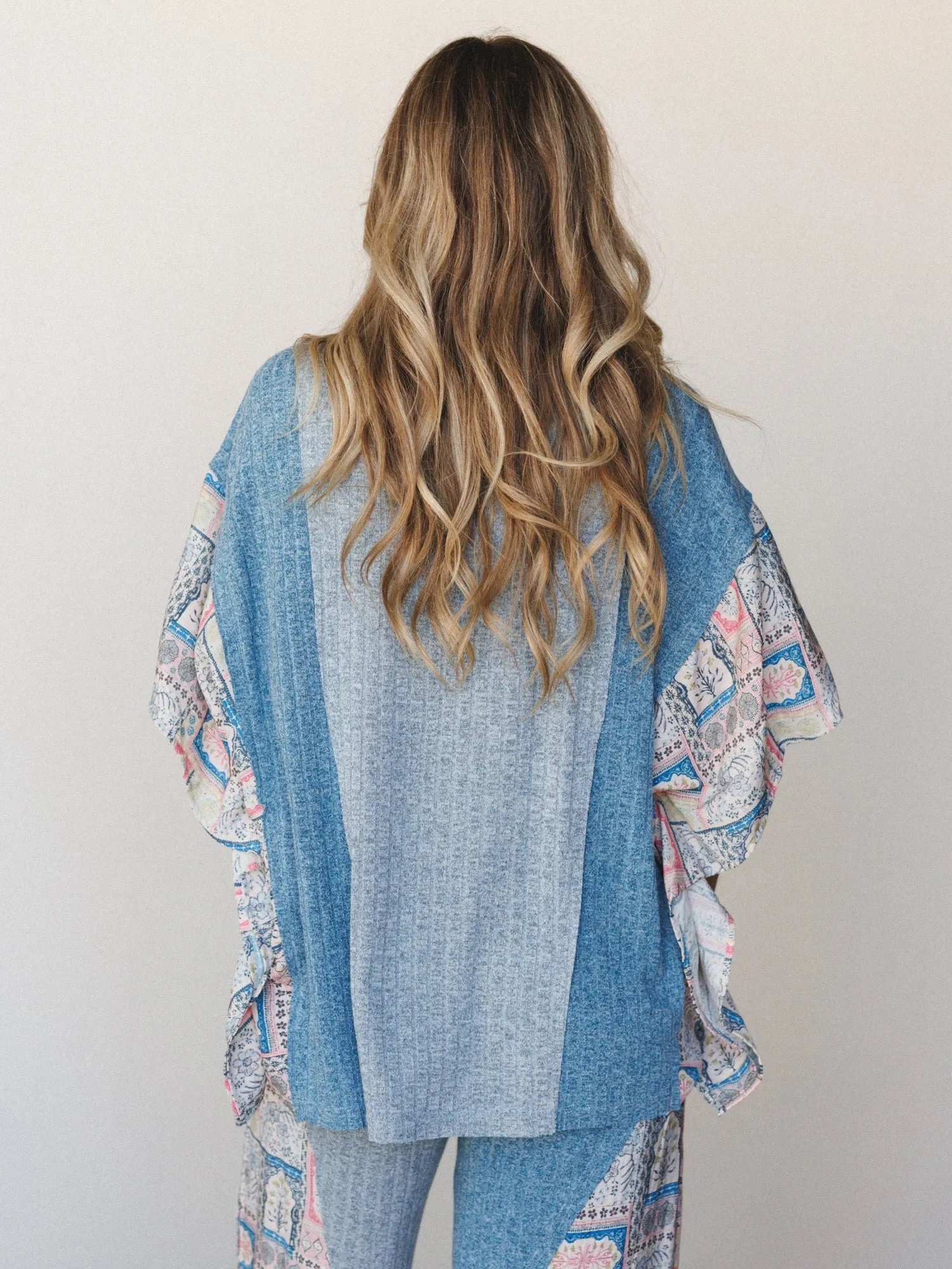 Daisy Dreaming Tee - Blue Multi sold by Three Bird Nest product image thumbnail 5