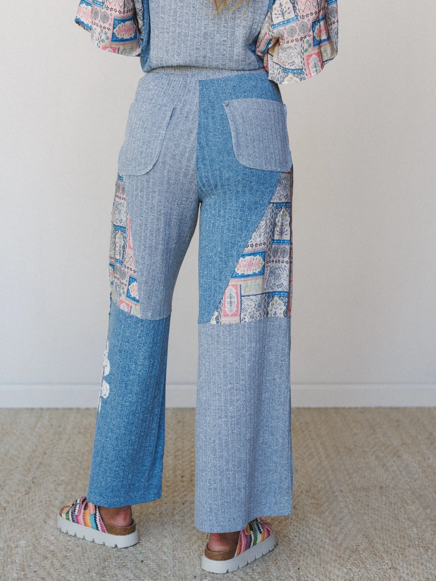 Daisy Dreaming Pants - Blue Multi sold by Three Bird Nest product image thumbnail 5