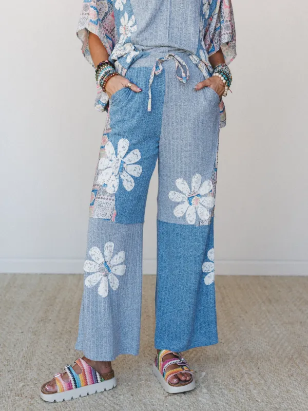 Daisy Dreaming Pants - Blue Multi made by Davi & Dani